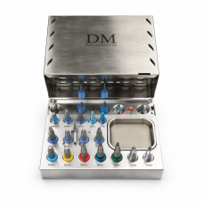 Surgical Set conical drills with stopper