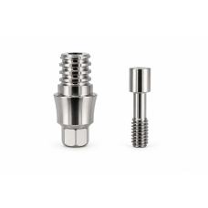 Titanium Base For Implant Internal Hex H2.43 - 2mm With Screw 1-72UNF