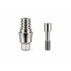 Titanium Base For Implant Internal Hex H2.43 - 2mm With Screw 1-72UNF