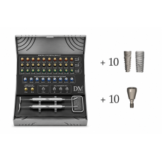 Sinus Lifting Set: New Sinus Lifting Kit + 10 Implants + 10 Healing Abutments