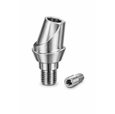 Titanium esthetic screw abutment connector Short System H2.43
