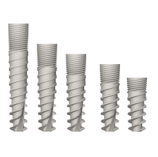 Unique Titanium Implant Narrow Internal Hex H2.1
